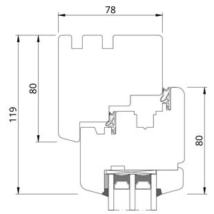 Drutex Softline 78 Fenster oben