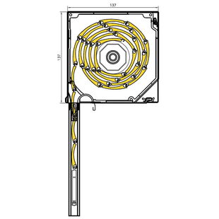Vorbaurollladen SP 90° mit Kastenhöhe 137mm