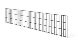 Doppelstabmattenzaun in Anthrazit mit Höhe 630