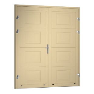 Garagentür 2-flügelig Krispol RA Kassetten-Optik