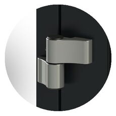 Garagentür-Konstruktion mit Türbändern