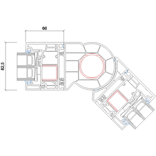 5206-5207 - Eckkopplung - Variabel