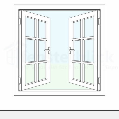 Tiny House Fenster nach aussen öffnend