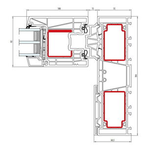 Salamander evolutionDrive 82 Flügel Fest - Horizontal