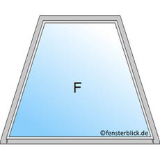 Trapezfenster 1-flg. Festverglasung