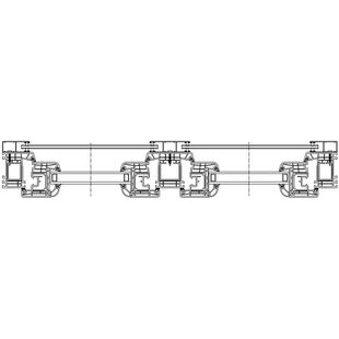 Vorbaurollladen Führungsschiene PP 53mm PPD 79mm Montage Typ B