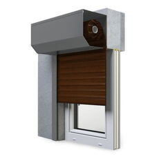 SK 45 Rollladen in 28 Nussbaum