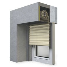 SP-E Unterputzrollladen in 16 Elfenbein Hell