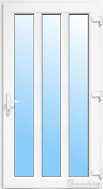 Kunststoff Nebeneingangstür Werder in weiß