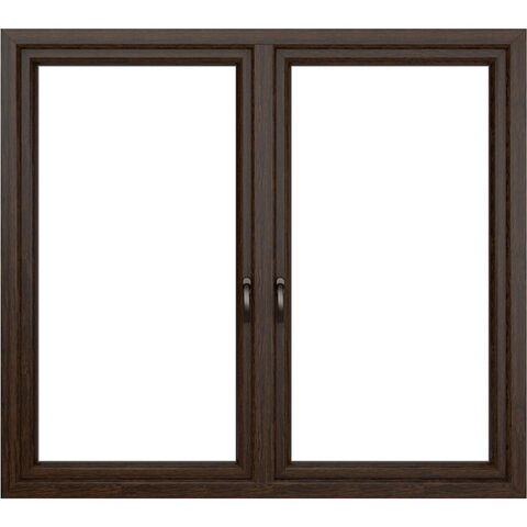 2-delig kunststof kozijn Iglo Ext Donkere Eik