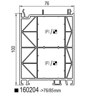 Aluplast 160204 - Rahmenverbreiterung - 100mm