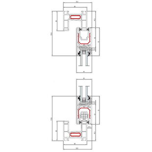Aluplast Easy-Slide Schiebeflügel - Vertikal