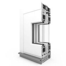 Hebeschiebetür aluplast HST 85 Profil