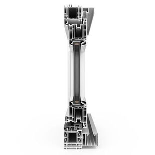 Faltschiebetür Aluplast IDEAL 4000 FST Profilschnitt