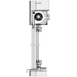 Aufsatzrollladen SKT MKT Einbaubeispiel 5 mit Insektenschutz auf Putz mit Lüftung