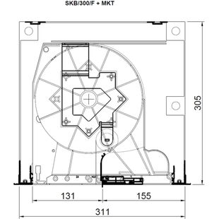 Raffstorekasten SKB mit Insektenschutz Kastenhöhe 300mm F