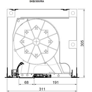 Rollladenkasten SKB mit Kastenhöhe 300mm RA
