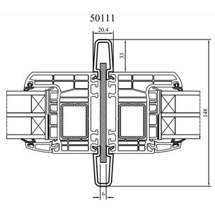 Drutex Iglo Energy Fenster mit statischer Kopplung 50111