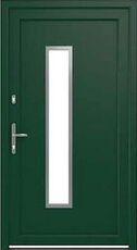 DRUTEX Haustür Modell 1 - Leipzig in Moosgrün