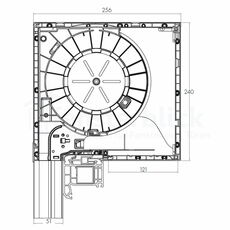 Detailzeichnungen Aufsatzrollladen Exte Elite XT 240mm