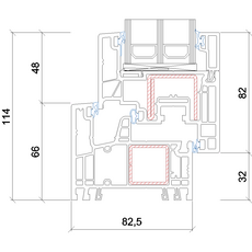 Detailzeichnungen Kunststofffenster Gealan Kontur