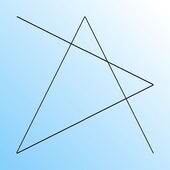 Symbool draai-kiepraam links