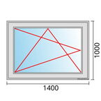 Venstermaat 1400x1000mm