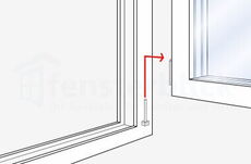 Einbau Fensterflügel aushängen Zeichnung