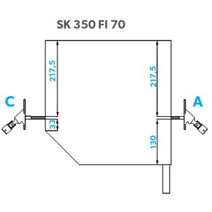 Rolltor-Kasten PST SK mit Kastenhöhe 350mm