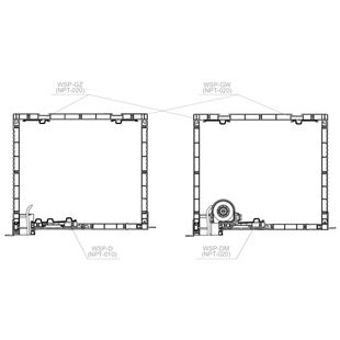 Aufsatzrollladen PTP Verstärkung NPT-010 und NPT-020