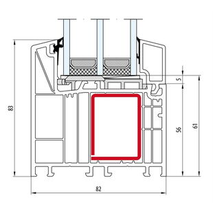 Salamander bluEvolution 82 Classic-Line Festverglasung- HO9030