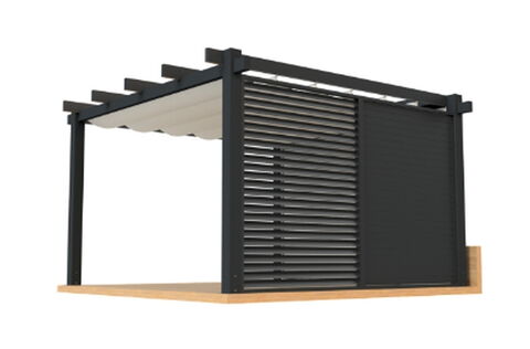 Pergola Terra Zubehör bewegliche Lamellen Aluminium