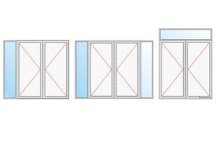 2-flg. Haustür-Typen