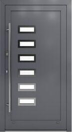 DRUTEX Alu Haustür Modell 19 Lübeck in Anthrazit