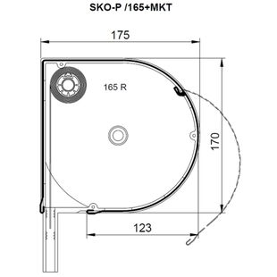 Vorbaurollladen SKO-P mit Insektenschutz 165mm