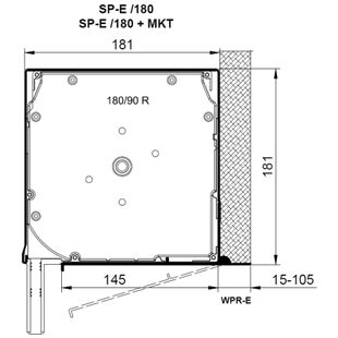 Detailtekeningen voorzetrolluik Aluprof SP-E