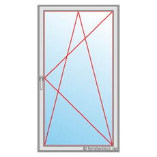 1-flügelige Balkontür mit Dreh-Kipp Öffnung