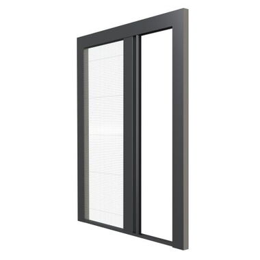 Insektenschutz Drehtür in Braun