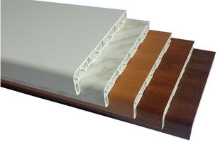 Innenfensterbänke aus Kunststoff