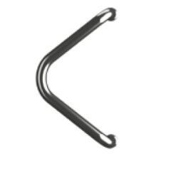 Tür mit Stoßgriff in Modell M6 mit V-Form