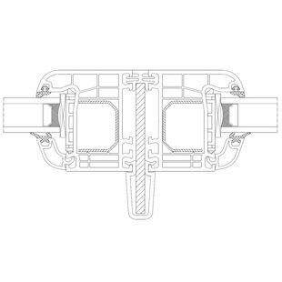 Drutex Iglo 5 Fenster mit Kopplung 50124 mit Stahl + Verstärkung innen