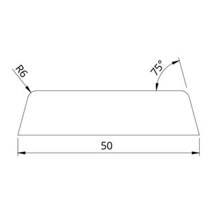 Drutex Holz Abdeckleiste 50mm LM 050