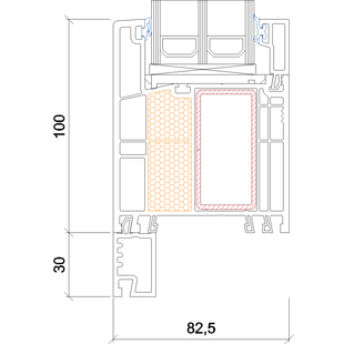 3206 - Anschlussprofil 30mm
