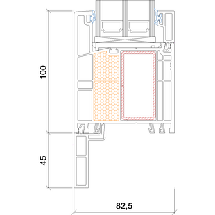 3216 - Anschlussprofil 45mm