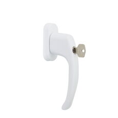 Fenstergriff Standard abschließbar, weiss