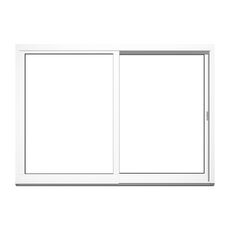 Kunststoff-Hebeschiebetür in Weiß