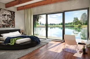 3-flügelige PSK-Tür aus Kunststoff