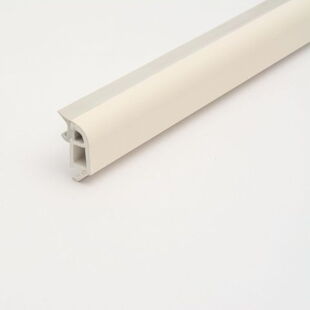 Glasleiste Rund für Kunststofffenster Cremeweiss