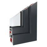 Balkontür Anthrazit