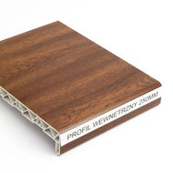 Innenfensterbank nussbaum 250mm PVC